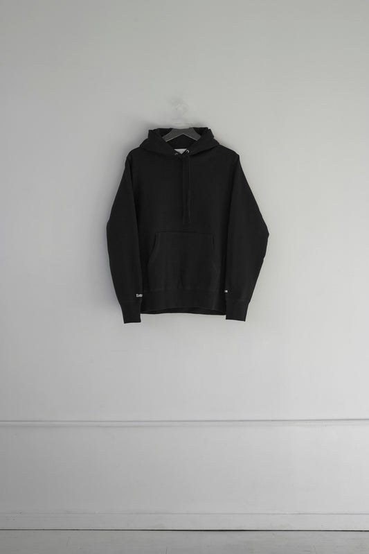 Wide Line Logo Classic Hoodie (Black)