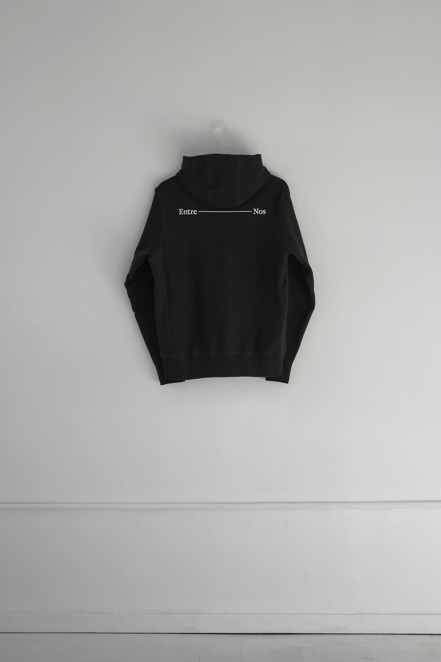 Wide Line Logo Classic Hoodie (Black)